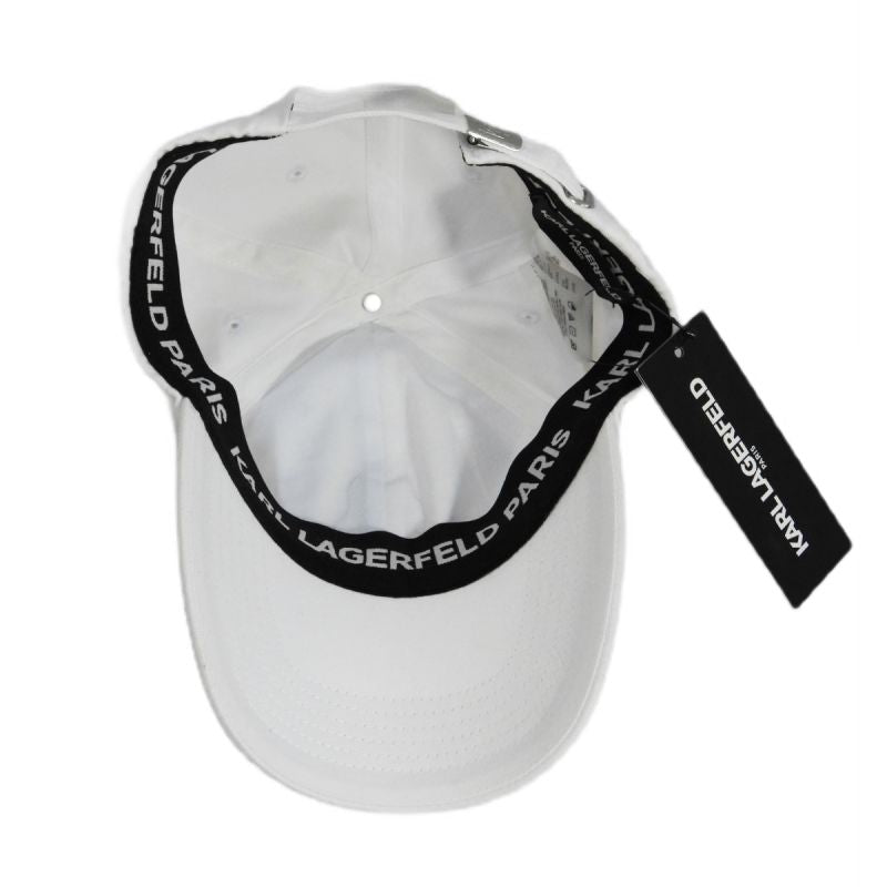 Karl Lagerfeld Paris Choupette Strapback Cap White – L5WH7944 wht