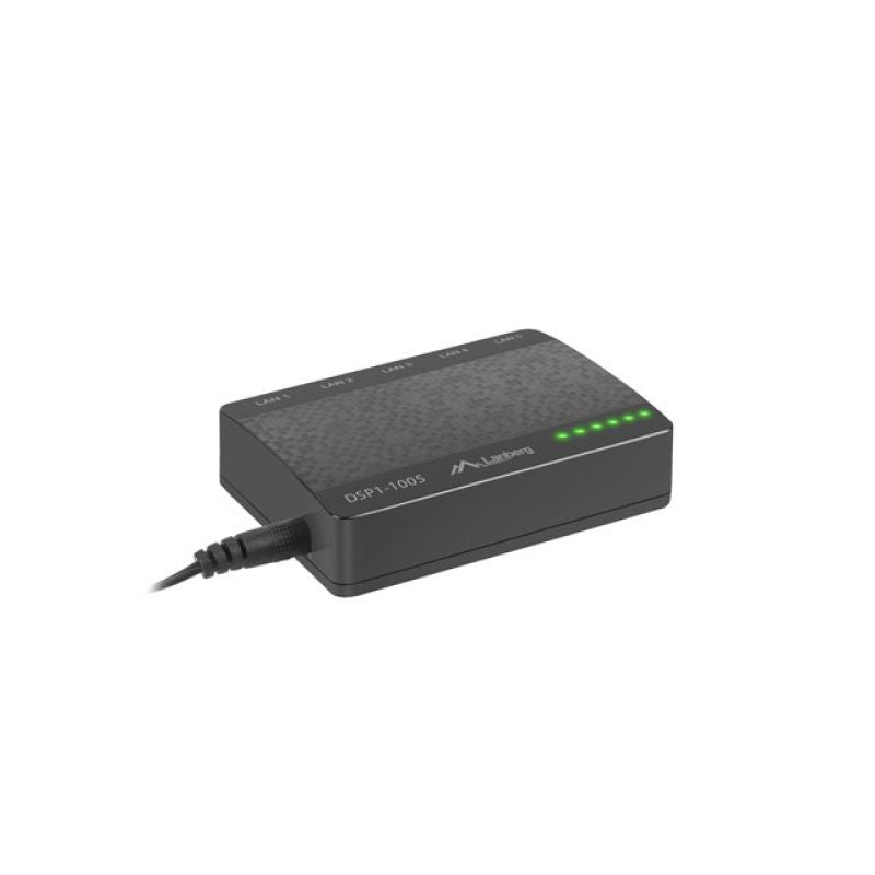 Switch Lanberg DSP1-1005 (5x 10/100/1000Mbps) Komunikacja i łączność/Switch-e Your Sports Performance