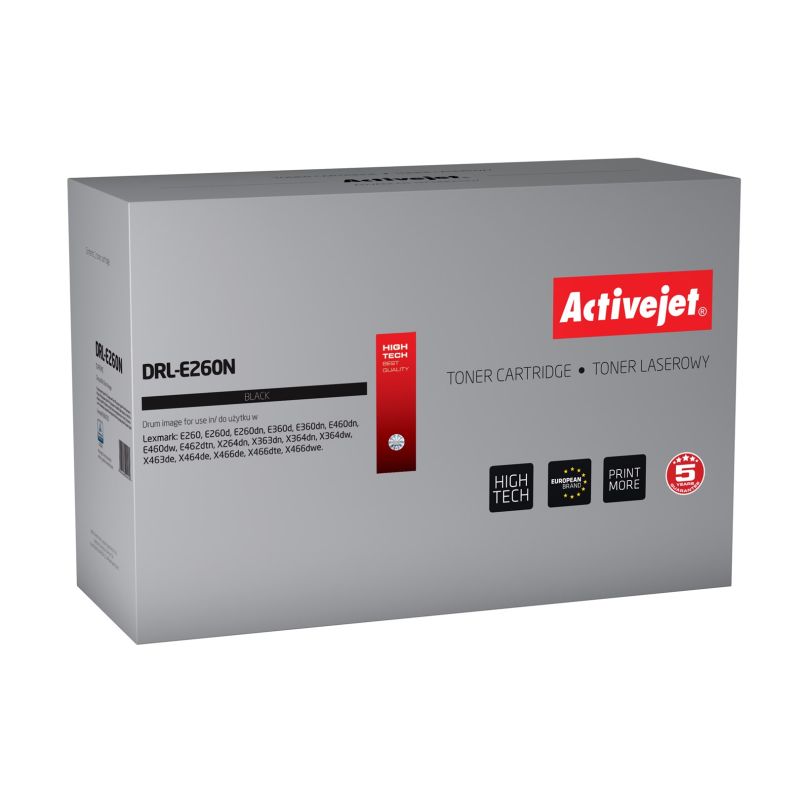 Activejet DRL-E260N Drum (replaces Lexmark E260X22G; Supreme; 30,000 pages; black) Bębny/Do drukarek Lexmark Your Sports Performance