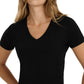 Women's T-shirt 4F F2969 deep black 4FWAW25TTSHF2969 20S In preparation Your Sports Performance