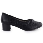 Women's openwork black pumps Jezzi 233-12 To be categorized Your Sports Performance