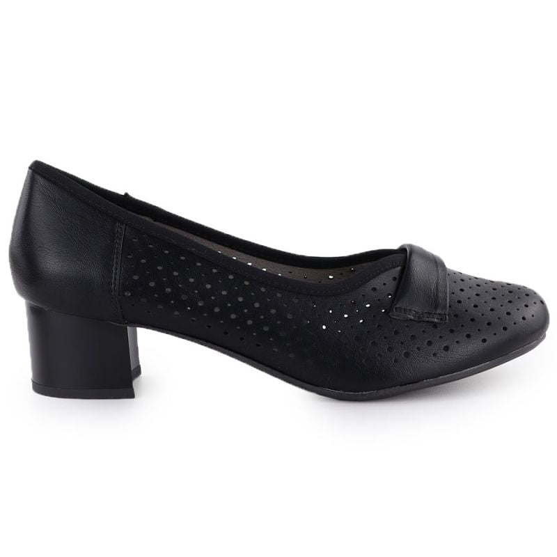 Women's openwork black pumps Jezzi 233-12 To be categorized Your Sports Performance