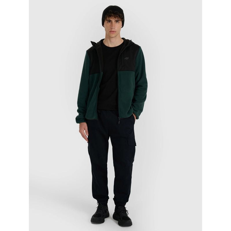 Men's regular hooded fleece 4F 4FWAW25TFLEM417-40S 4f