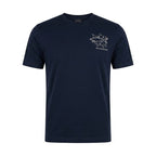 Paul&Shark Men's Cotton T-shirt Navy Blue 26411035-13 - Classic Cut