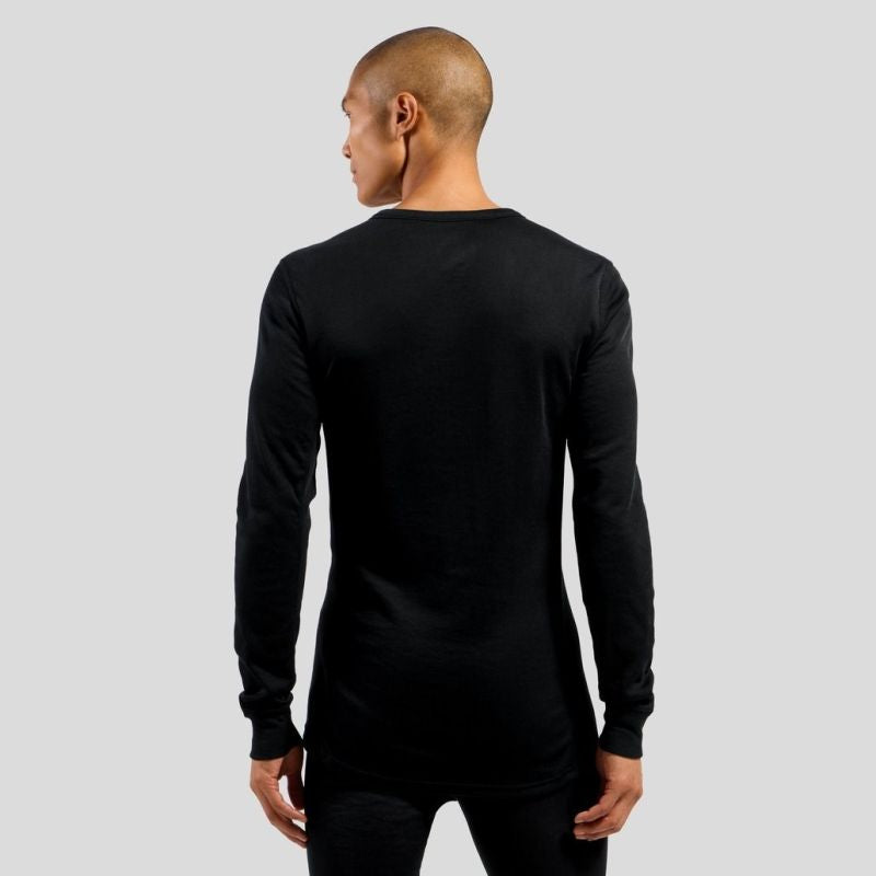 Odlo BL TOP crew neck l/s ACTIVE WARM ECO men's t-shirt size L Black Clothing Your Sports Performance