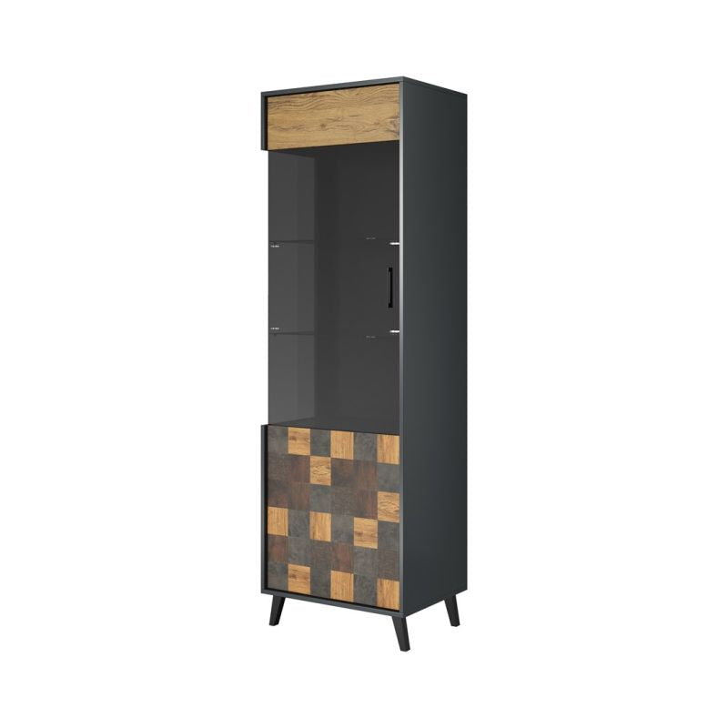 1D SOUL 192/60/45 display case Bufety i witryny/Bufety i witryny na drewnianej podstawie Your Sports Performance