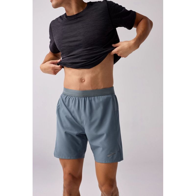 Men's Journey 7″ 2-in-1 Short Running Shorts Gray Import z Brooks/Brooks/Spodenki Your Sports Performance