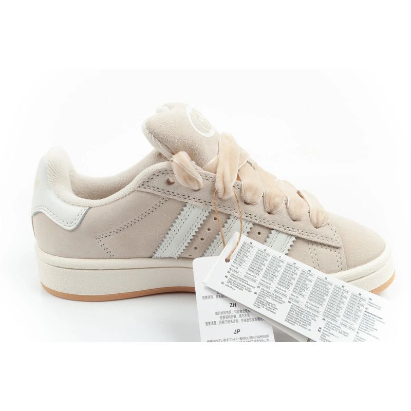 Adidas women's sports shoes Campus 00s leather sneakers beige Campus
