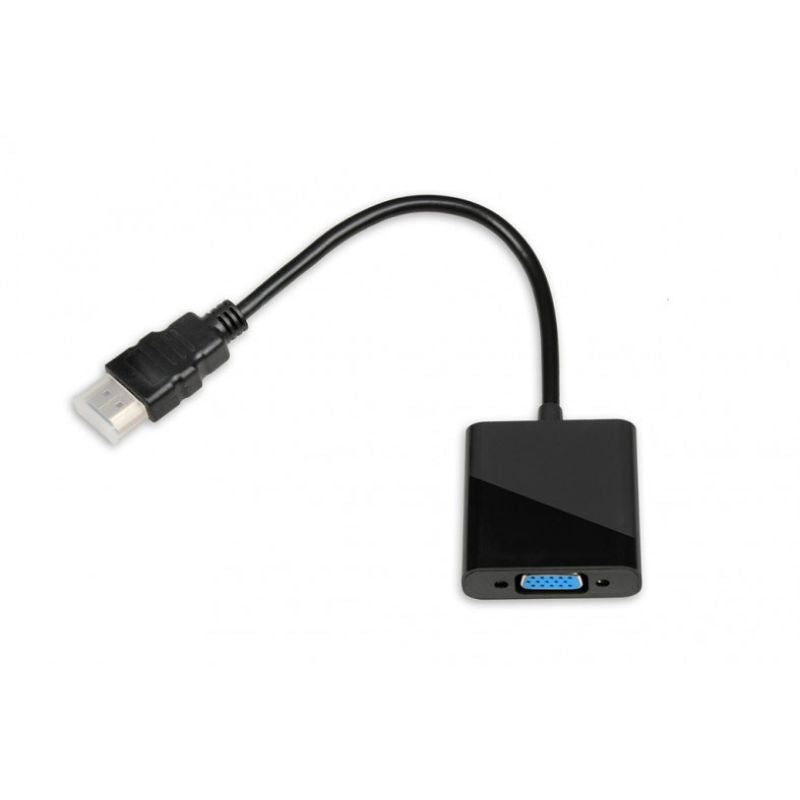IBOX IAHV01 Adapter (HDMI M - D-Sub (VGA) F; 1m; black) Kable i adaptery/Adaptery, przejściówki Your Sports Performance