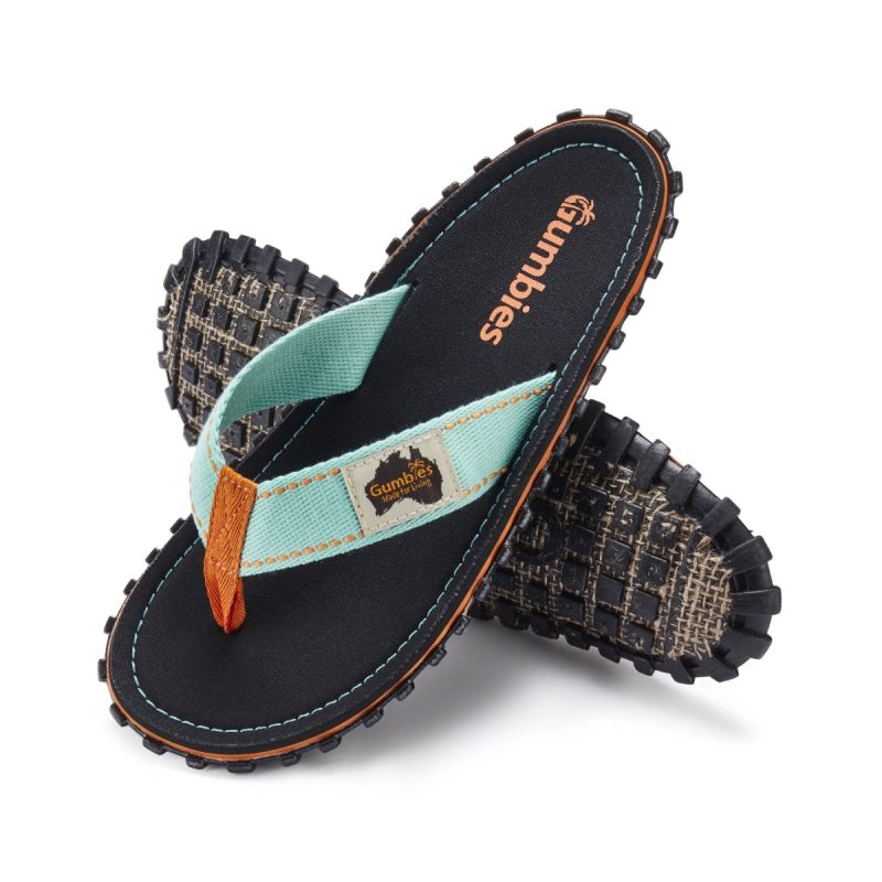 Gumbies unisex flip-flops ISLANDER FLIP-FLOP TRICOLOR BLACK
