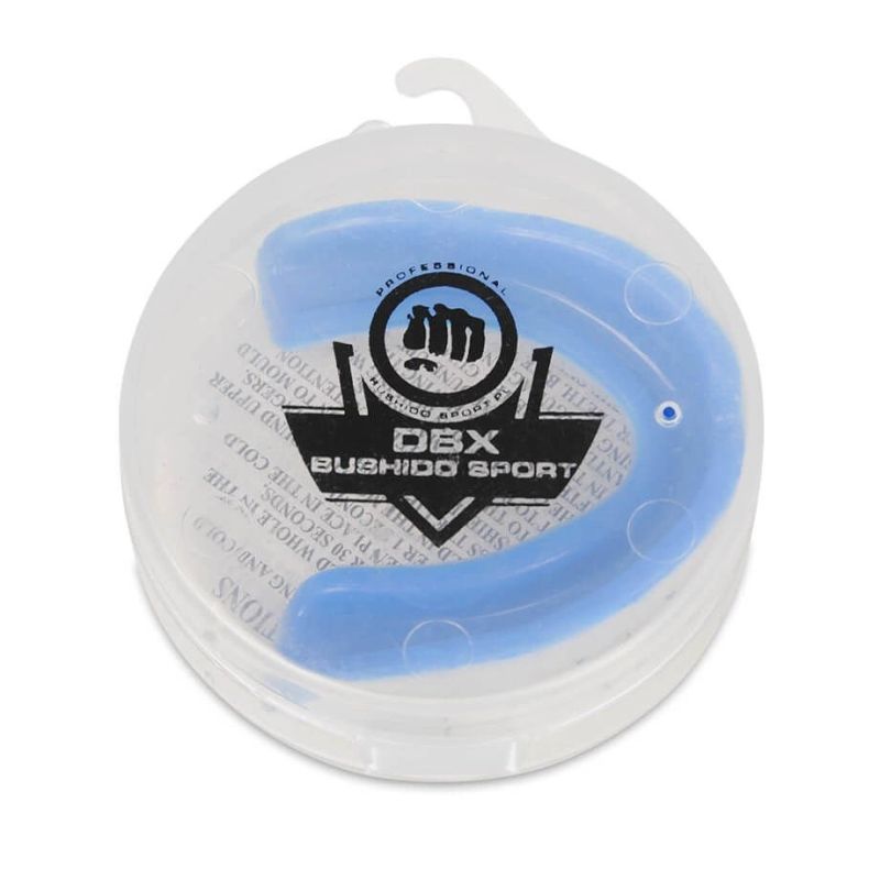 Gel Mouthguard + Box - White and Blue | GelTech ochraniacze zębów Your Sports Performance