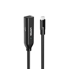 UNITEK USB-C EXTENSION CABLE 10GBPS, 5M, BLACK Kable i adaptery/Kable USB Your Sports Performance