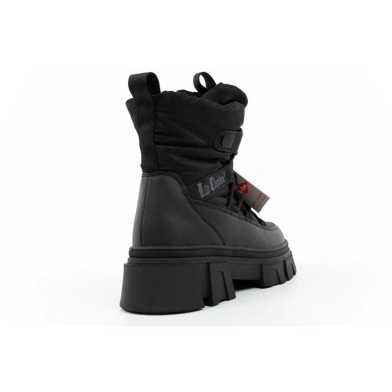 Lee Cooper Women’s Black Insulated Winter Boots with Zip