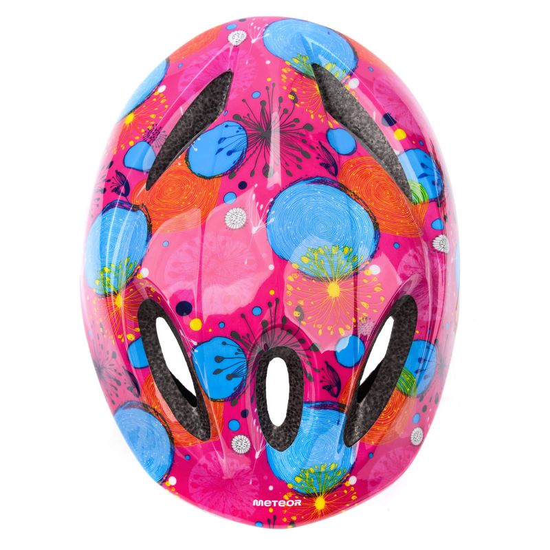 Meteor KS05 pink bicycle helmet