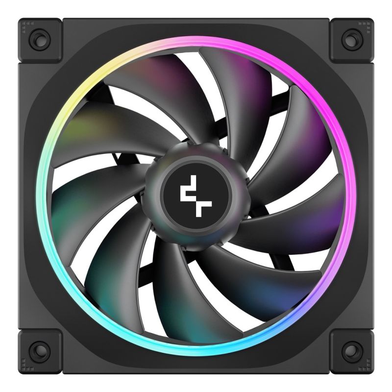 DeepCool FL12-3 in 1 Computer Case Fan 12 cm Black 3 pcs. Chłodzenie/Chłodzenie - wentylatory Your Sports Performance