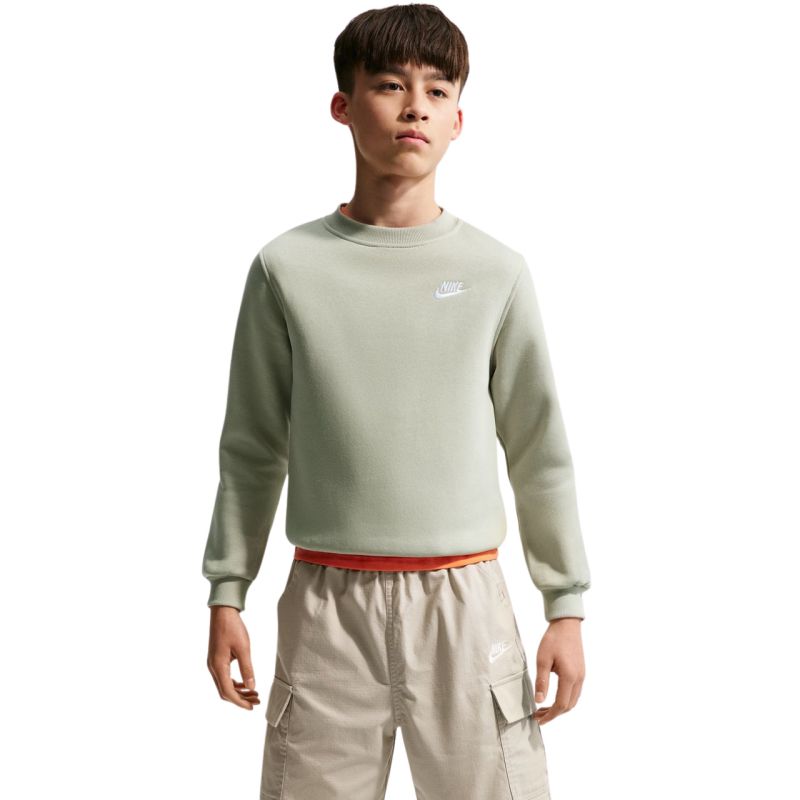 Nike Sportswear Club Fleece Kids' Sweatshirt Light Green FD3006 304