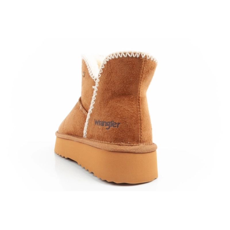 Wrangler Elsa winter boots ankle boots insulated comfortable fashionable brown Wrangler