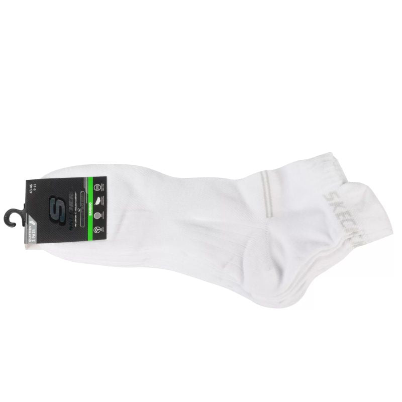 Skechers 3PPK Bamboo Mesh Quarter Socks SK42056-1006 White 43-46 To be categorized Your Sports Performance