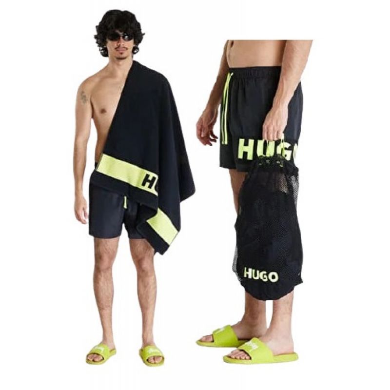 Hugo Cruise M 50515502-001 swim shorts + towel set Inny
