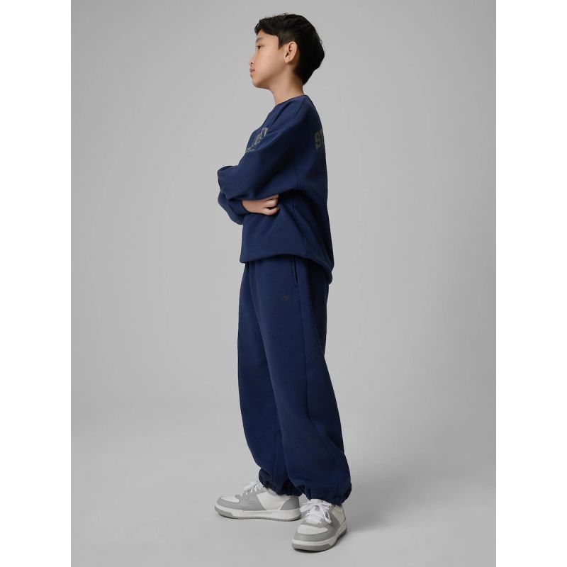 Boys' wide leg sweatpants 4F 4FJRSS26TTROM1731-31S 4f