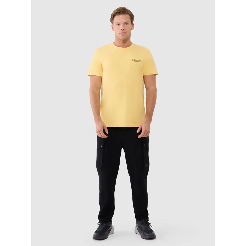 Men's regular T-shirt with print 4F 4FWSS25TTSHM1974- 4F 4FWSS25TTSHM1974-71S *Kategoria tymczasowa Your Sports Performance