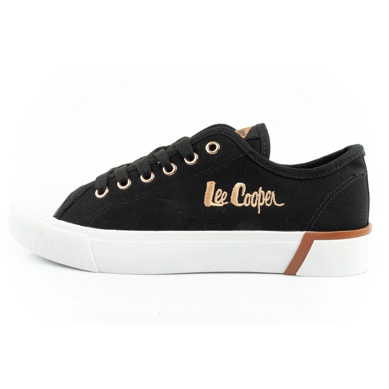 Lee Cooper women's sports shoes fabric sneakers stylish black In preparation Your Sports Performance