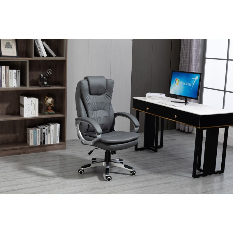Activejet Heated Massage Office Chair YK7304 Gray Fotele/Fotele biurowe Your Sports Performance