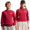 Nike Sportswear Club Fleece Kids' Sweatshirt Red FD3006 608
