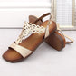 Sergio Leone W SK445 gold openwork flat sandals Footwear/Lifestyle/Sergio Leone Your Sports Performance