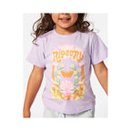 RIP CURL Rainbow Tropics Art Tee-Girl Purple
