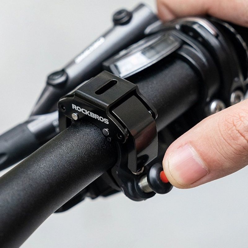 Rockbros 34210006001 C-Shape Bicycle Bell - Black Accessories/Bicycle/Akcesoria rowerowe Your Sports Performance