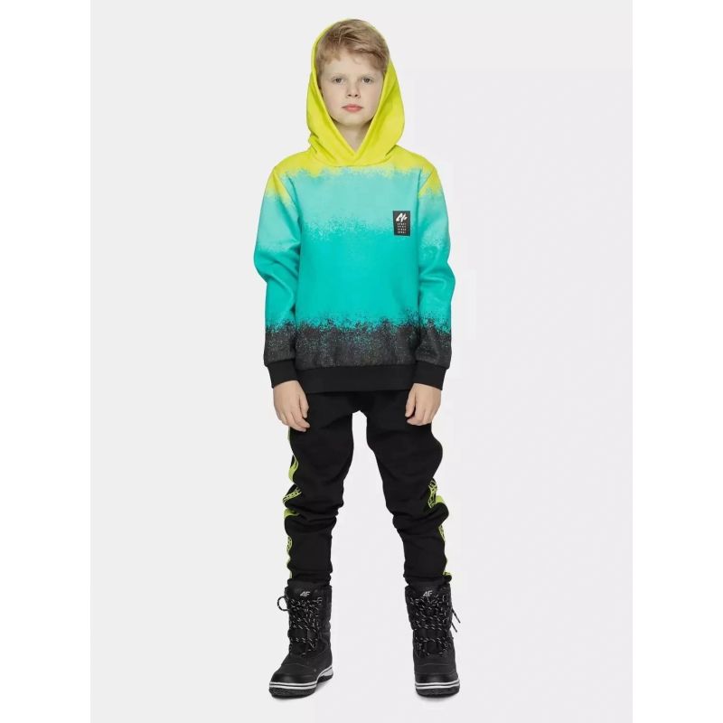 Boy's cotton hoodie 4F 4FJWSS26TSWSM3184-90A