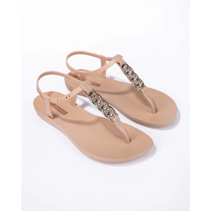 Ipanema Sandal Class women's flip-flop sandals, light beige with gold In preparation Your Sports Performance