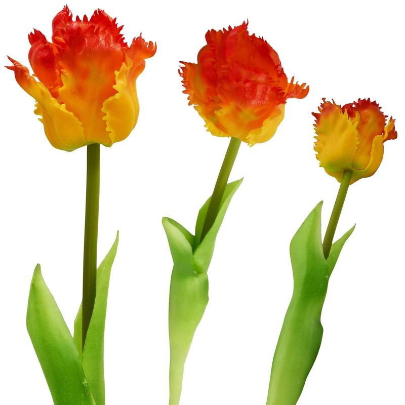 ORANGE TULIP 38CM LIFE-LIKE SPRING DECORATION Home and Garden/Equipment Your Sports Performance