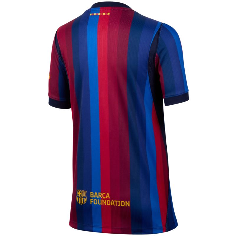 Nike FC Barcelona 2026/27 Stadium Home Kids' Jersey Burgundy Blue II1624 683