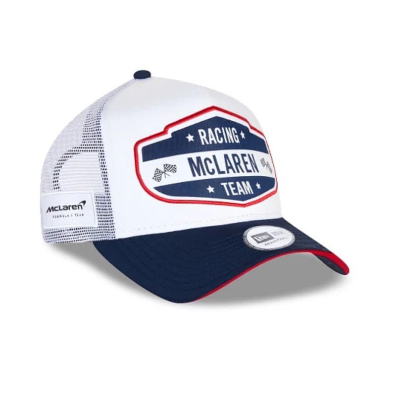New Era 9FORTY McLaren Racing Team F1 USA Trucker Cap - 60243909 Odzież/Czapki/Czapki z daszkiem Your Sports Performance
