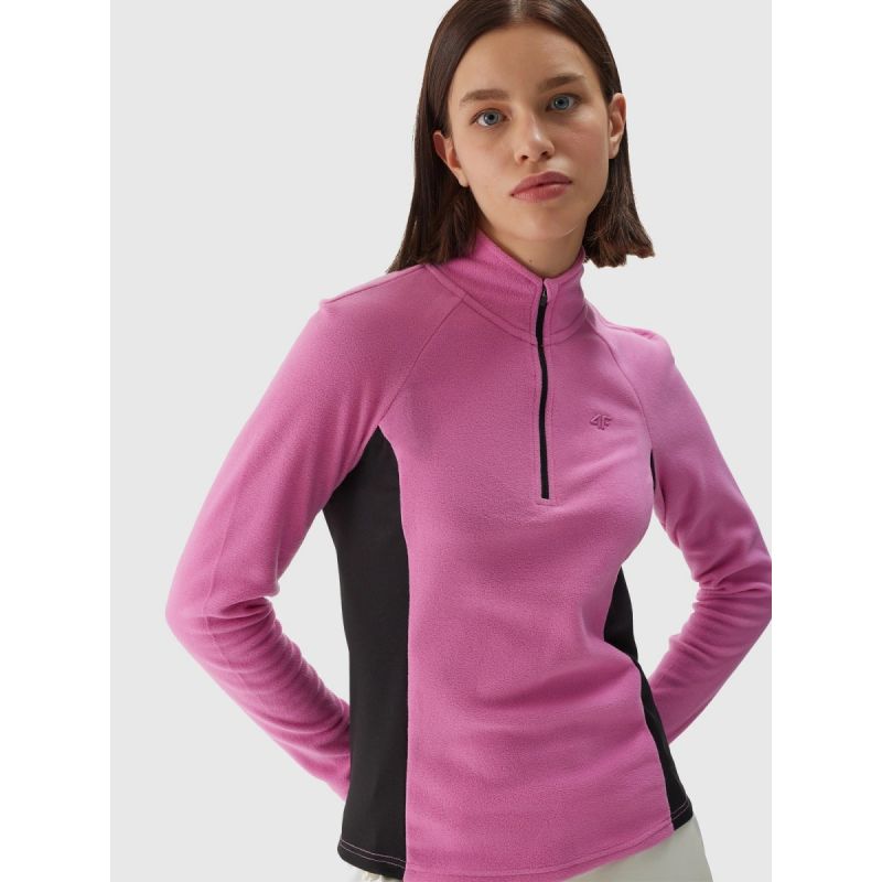 Women's thermal fleece underwear (top) 4F 4FWAW24UFLEF049-55S *Kategoria tymczasowa Your Sports Performance