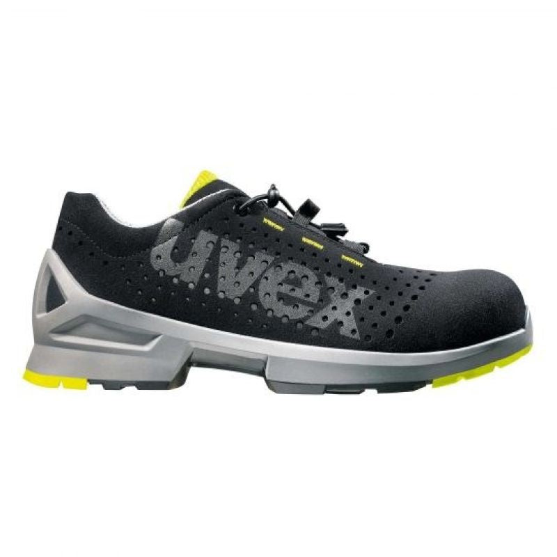 Uvex 85438 safety shoes size 43 PUR sole W11, Black, Lime To be categorized Your Sports Performance