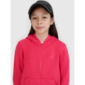 Girls' sweatshirt with a zipper and a hood 4F 4FJWSS25TSWSF1706-55S *Kategoria tymczasowa Your Sports Performance