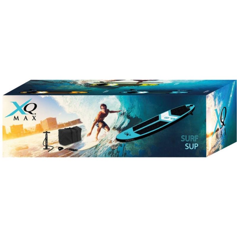 SET - SUP BOARD 90KG INFLATABLE SURF 245x57x10CM ORANGE Accessories Your Sports Performance