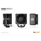 be quiet! DARK ROCK 5 CPU Cooler Chłodzenie/Chłodzenie CPU Your Sports Performance