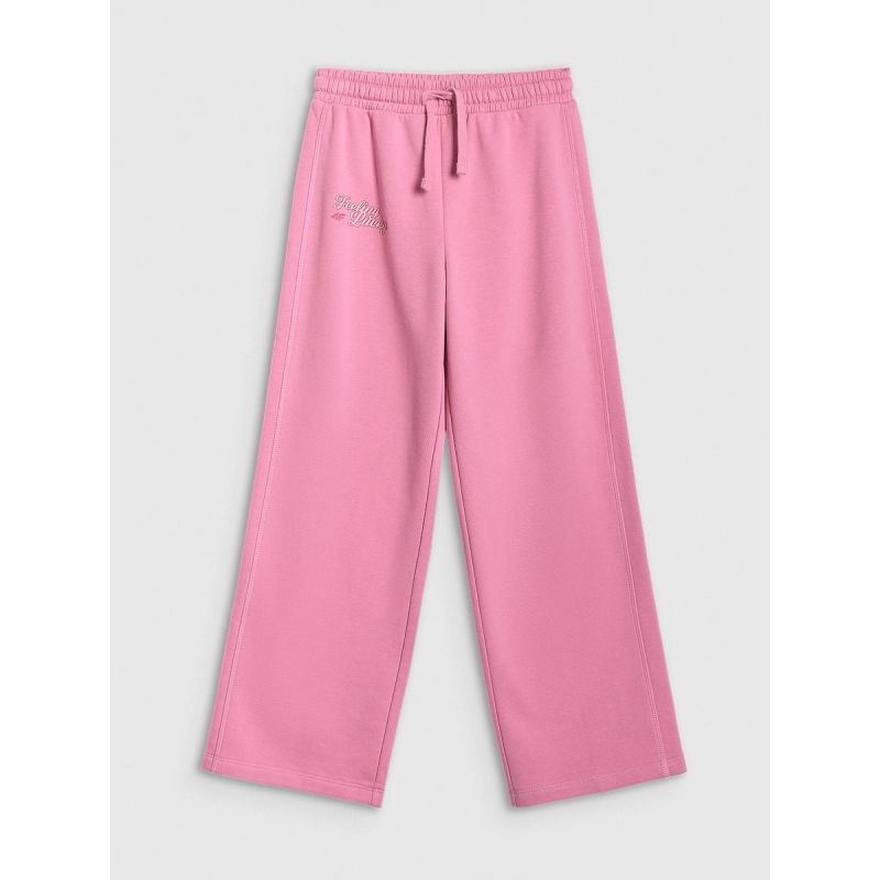 Girls' straight leg sweatpants 4F 4FJRSS26TTROF1727-54S