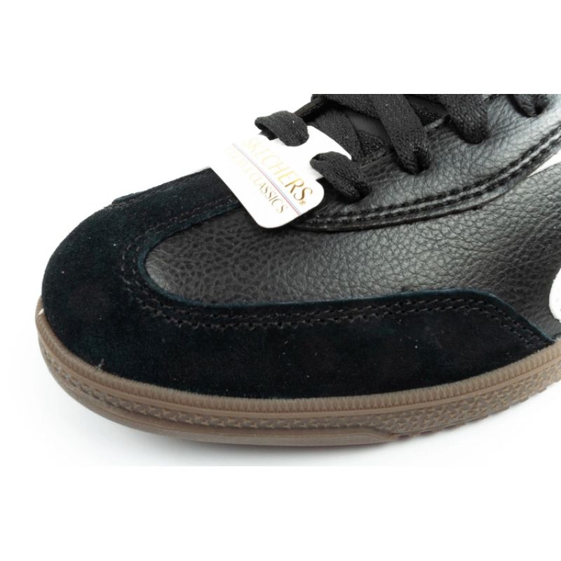 Skechers Kickoff women's sports shoes sneakers black leather Skechers