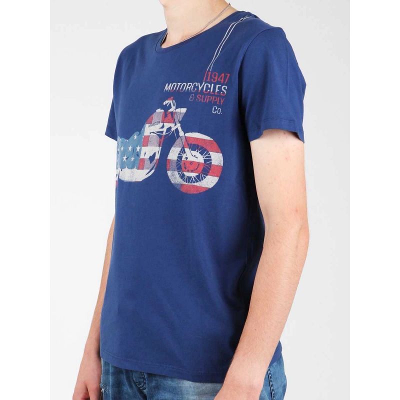 Wrangler S/S Biker Flag Tee W7A53FK 1F In preparation Your Sports Performance