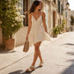 Women's slip-on beige sandals Artiker 58C0628