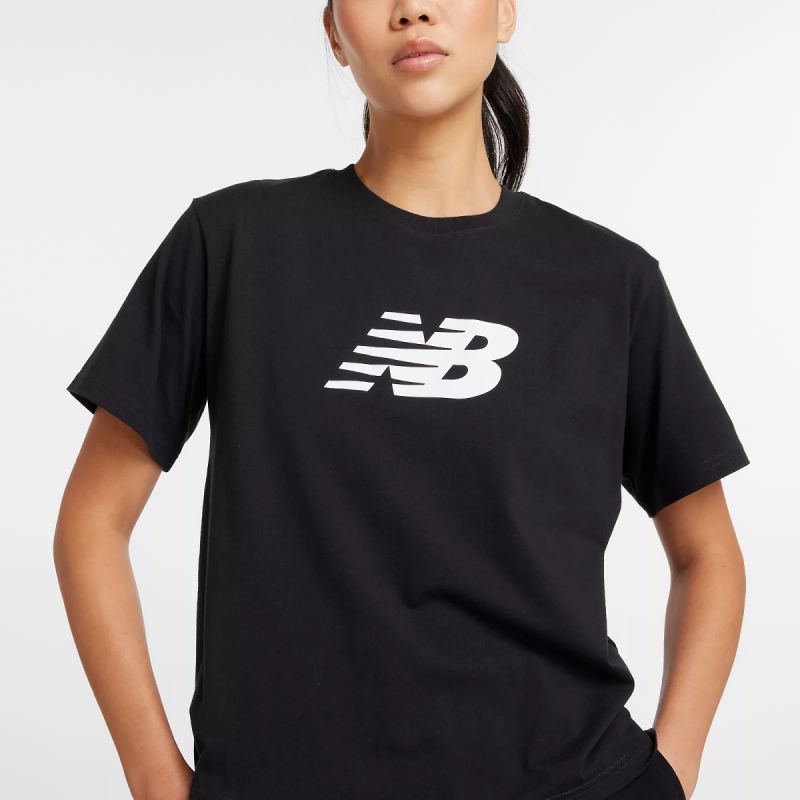 New Balance Sport Jersey Relaxed Logo W T-shirt WT43583BK Clothing/Lifestyle/T-shirts/New Balance New Balance