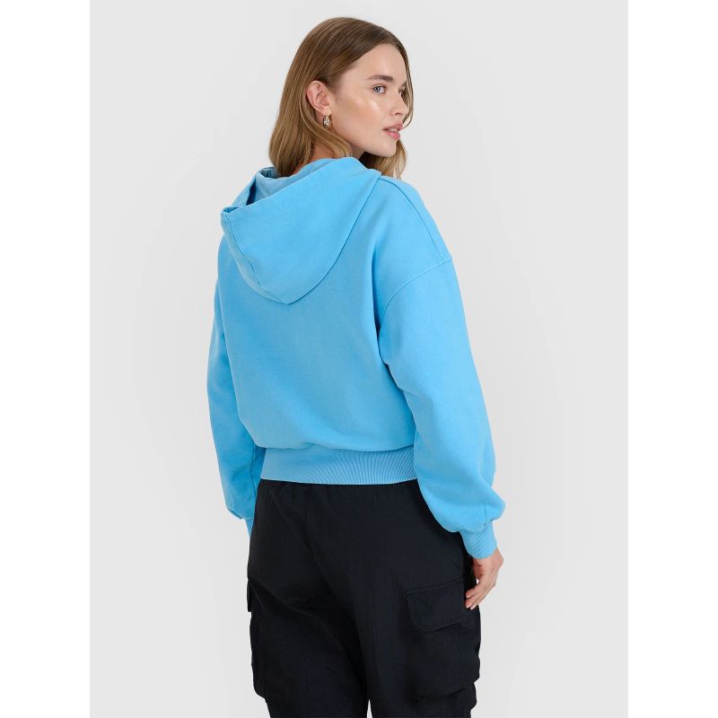 Women's zip-up hooded sweatshirt 4F 4FRSS25TSWSF2195-33S *Kategoria tymczasowa Your Sports Performance
