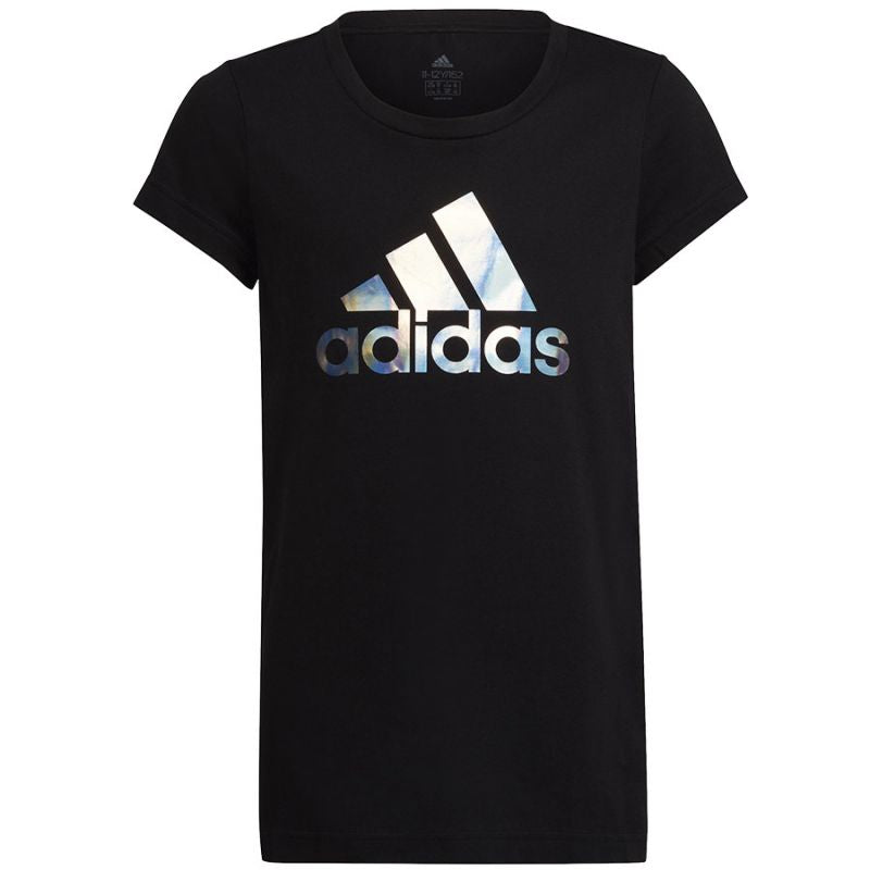 Adidas Dance Metallic Print Tee Jr HD4407 Clothing/Lifestyle/T-shirts Adidas