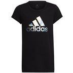 Adidas Dance Metallic Print Tee Jr HD4407 Clothing/Lifestyle/T-shirts Adidas