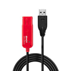 Lindy 42782 USB Cable USB 2.0 12m USB A Black Kable i adaptery/Kable USB Your Sports Performance